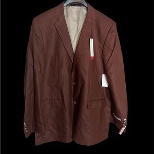Perry Ellis Men's Rich Brown Blazer